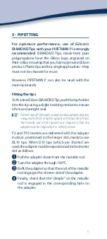 Preview for 5 page of Gilson PIPETMAN P Series User Manual