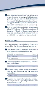 Preview for 9 page of Gilson PIPETMAN P Series User Manual