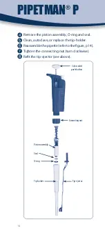 Preview for 14 page of Gilson PIPETMAN P Series User Manual