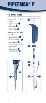 Preview for 20 page of Gilson PIPETMAN P Series User Manual