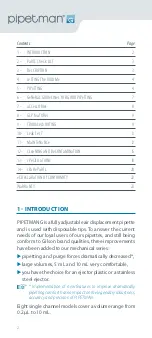 Preview for 5 page of Gilson Pipetman P1000G Manual