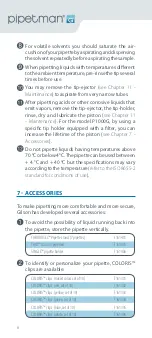 Preview for 35 page of Gilson Pipetman P1000G Manual