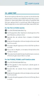 Preview for 38 page of Gilson Pipetman P1000G Manual