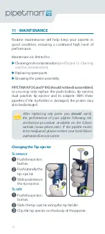 Preview for 39 page of Gilson Pipetman P1000G Manual