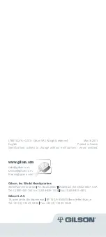 Preview for 51 page of Gilson Pipetman P1000G Manual