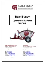 Предварительный просмотр 1 страницы Giltrap Bale Buggy Operator'S & Parts Manual