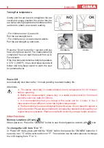 Предварительный просмотр 9 страницы Gima 25575 Use And Maintenance Book