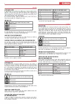 Предварительный просмотр 2 страницы Gima 27337 User Manual