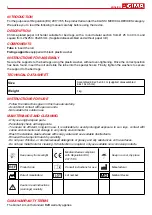 Preview for 2 page of Gima 27418 User Manual & Assembly Instructions