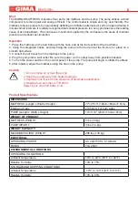 Preview for 4 page of Gima 28513 Use And Maintenance Book