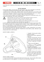 Предварительный просмотр 7 страницы Gima 31001 Use And Maintenance Book