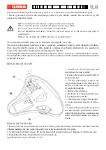 Предварительный просмотр 13 страницы Gima 31001 Use And Maintenance Book