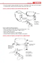 Предварительный просмотр 7 страницы Gima 31107 Use And Maintenance Book