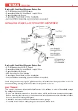 Предварительный просмотр 8 страницы Gima 31107 Use And Maintenance Book