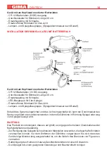 Предварительный просмотр 16 страницы Gima 31107 Use And Maintenance Book