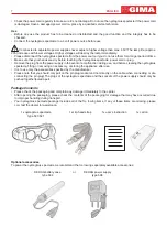 Предварительный просмотр 3 страницы Gima 31204/501 Manual