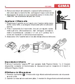 Предварительный просмотр 5 страницы Gima 32786 User Manual