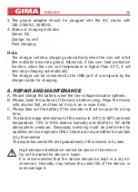 Preview for 28 page of Gima 34266 Use And Maintenance Book