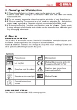 Предварительный просмотр 7 страницы Gima 43220 User Manual