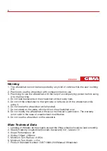 Предварительный просмотр 2 страницы Gima 43240 User Manual