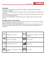 Предварительный просмотр 4 страницы Gima 44453 User Manual & Assembly Instructions