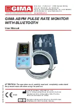 Gima ABPM PULSE RATE MONITOR WITH BLUETOOTH User Manual предпросмотр