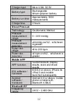 Preview for 12 page of Gima BP1 User Manual