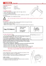 Предварительный просмотр 4 страницы Gima Cardio-A Use And Maintenance Book