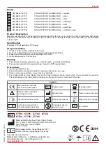 Предварительный просмотр 2 страницы Gima CM-65304 Manual