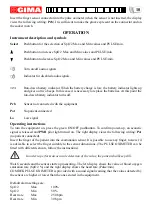 Preview for 5 page of Gima COMDEK MD-600P Use And Maintenance Book