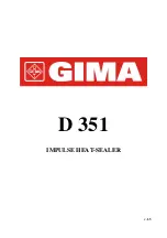 Gima D 351 Manual preview