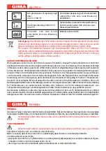 Preview for 12 page of Gima IR EAR THERMOMETER Use And Maintenance Book