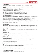 Preview for 4 page of Gima Otoscope Manual