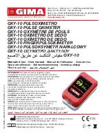 Предварительный просмотр 1 страницы Gima OXY-10 User Manual