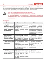 Предварительный просмотр 9 страницы Gima OXY-4 Use And Maintenance Book