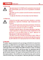 Предварительный просмотр 14 страницы Gima OXY-6 Use And Maintenance Book