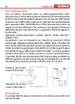 Предварительный просмотр 27 страницы Gima OXY-6 Use And Maintenance Book