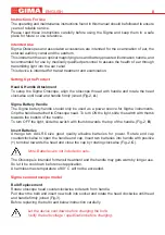 Preview for 4 page of Gima Sigma 31524 Use And Maintenance Book