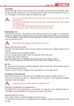 Preview for 5 page of Gima Sigma 31524 Use And Maintenance Book