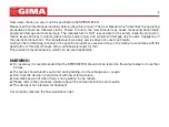 Предварительный просмотр 42 страницы Gima SP-10 User Manual