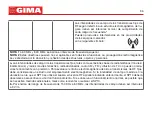 Предварительный просмотр 116 страницы Gima SP-10 User Manual