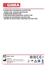 Preview for 1 page of Gima SUPER TOBI SUCTION ASPIRATOR Manual