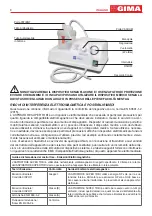 Предварительный просмотр 9 страницы Gima SUPER TOBI SUCTION ASPIRATOR Manual