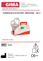 Preview for 1 page of Gima SUPERVEGA EVO BATTERY ASPIRATOR Instruction Manual