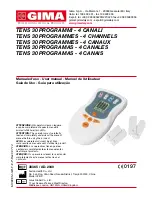 Gima TENS 30 38365 User Manual предпросмотр