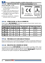 Preview for 42 page of Gimoto MOTOAIRBAG S175 V3.0RR-VRace 3.0 RR User Manual