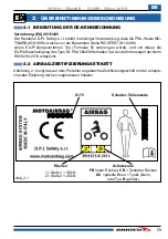 Preview for 73 page of Gimoto MOTOAIRBAG S175 V3.0RR-VRace 3.0 RR User Manual