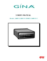 Предварительный просмотр 1 страницы Gina 6000N-5 User Manual