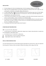 Предварительный просмотр 2 страницы GINGKO Click Clock Analogue Manual