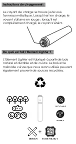 Предварительный просмотр 12 страницы GINGKO Element Lighter Quick User Manual